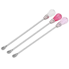 3 шт./лот, пигментная палочка для перемешивания, ложка, микроблейдинг, тату-порошок, палочка для смешивания чернил, точечная ручка, шпатель, булавка, инструмент для маникюра, татуировки