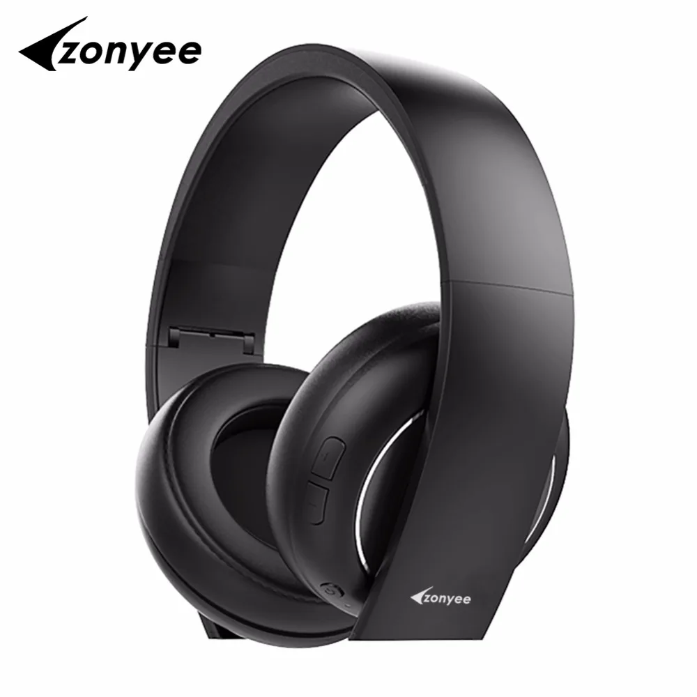 Zonyee F5 Flagship Wireless Bluetooth Headphones Big Earmuff Comfort Earpiece Foldable Stand up