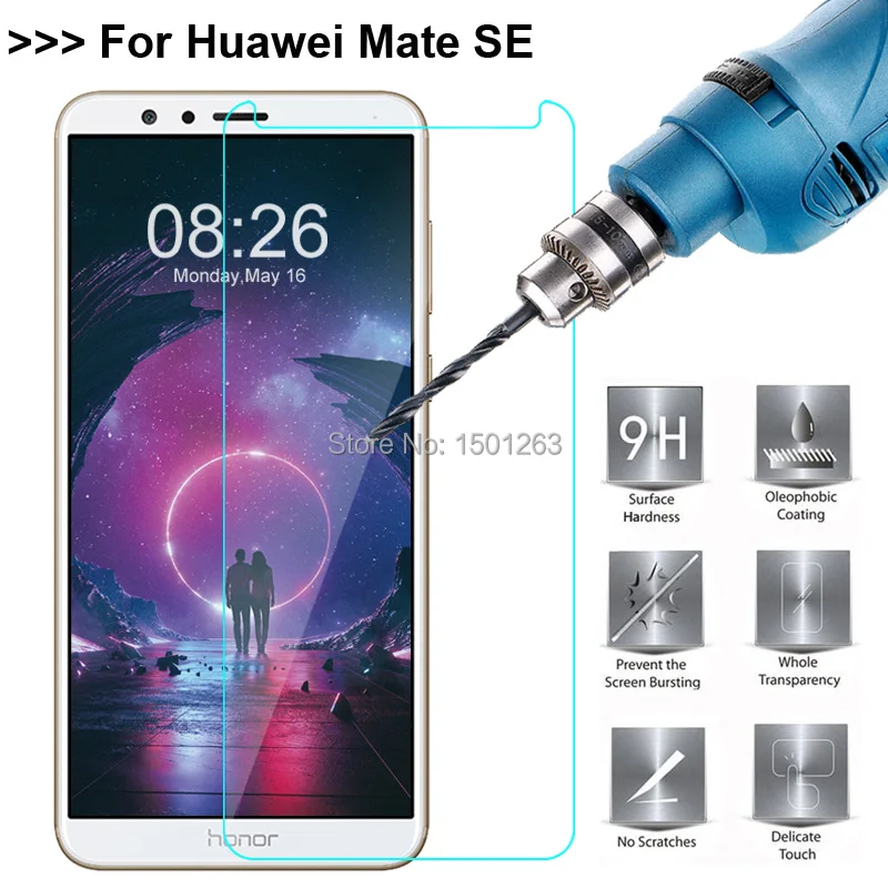 Для huawei Коврики SE 5 93 &quotзакаленное Стекло Экран протектор чехол для 93&quot Обложка