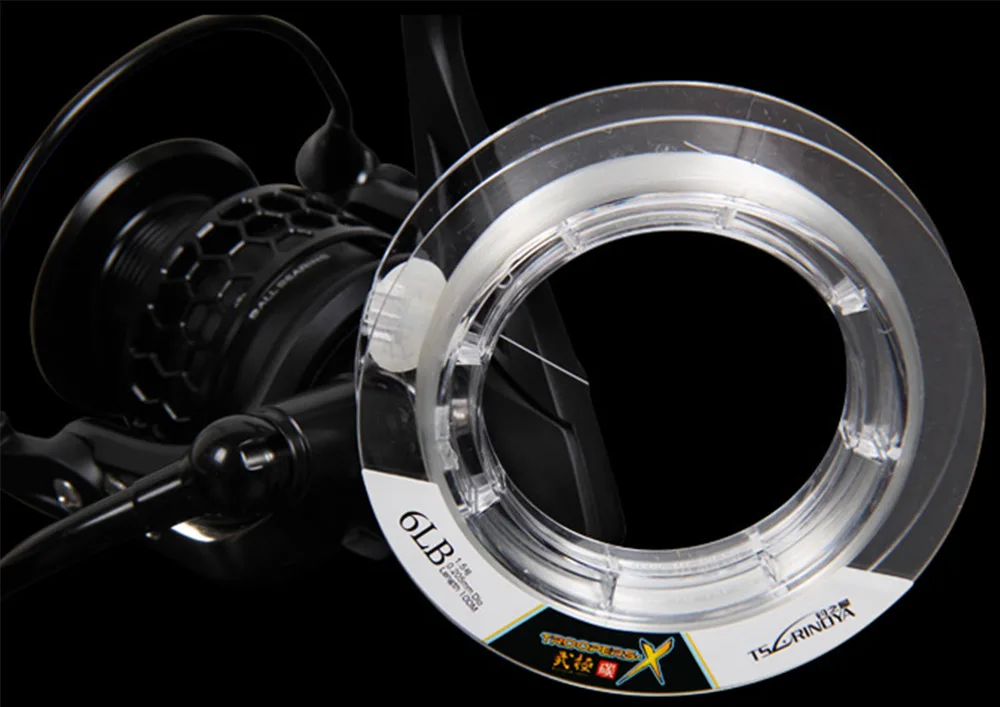 100m Trulinoya Transparent Carbon Fish Line Fluorocarbon Fishing Wire