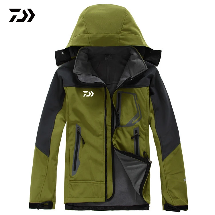 à prova dwaterproof água com capuz dawa pesca camisas