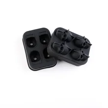Череп Форма 3D Ice Cube Mold Maker Бар партия силиконовые лотков Шоколад Плесень подарок