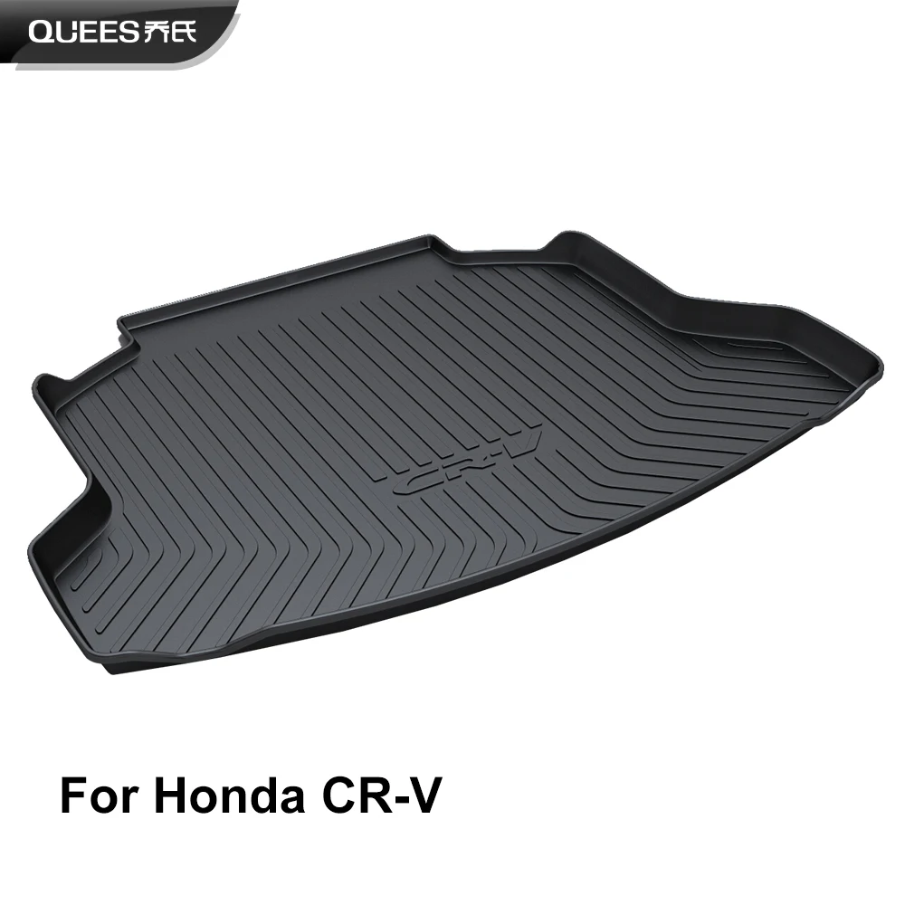 

QUEES Custom Fit Cargo Liner Carpet Tray Mat for Honda CR-V CRV 2007 2008 2009 2010 2011 2012 2013 2014 2015 2016 2017 2018