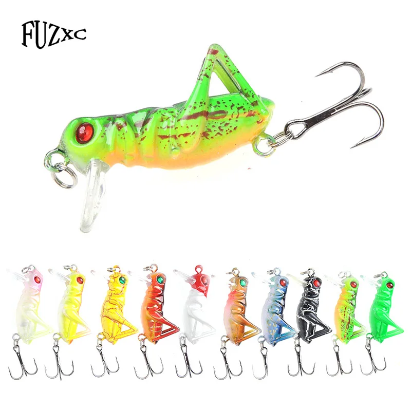 FUZXC 1 шт. насекомое Кузнечик Воблер для рыболовной наживки Crankbait искусственные реалистичные жесткие приманки хрень снасти для ловли окуня Pesca Isca