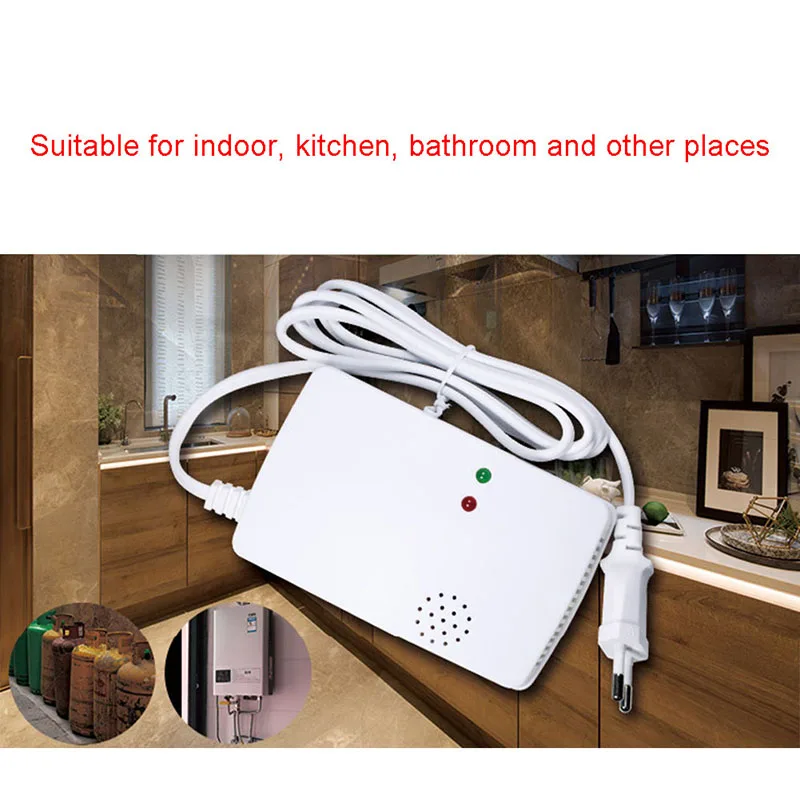 High Sensitive Independent Gas Detector Alarm Gas Leakage Detector for Home Security Dropshipping FAS