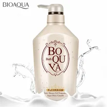 BIOAQUA глубокое очищение тела отшелушивающий гели для душа с ароматом эфирного масла гель для душа влажный разглаживающий отбеливающий увлажняющий 550 мл