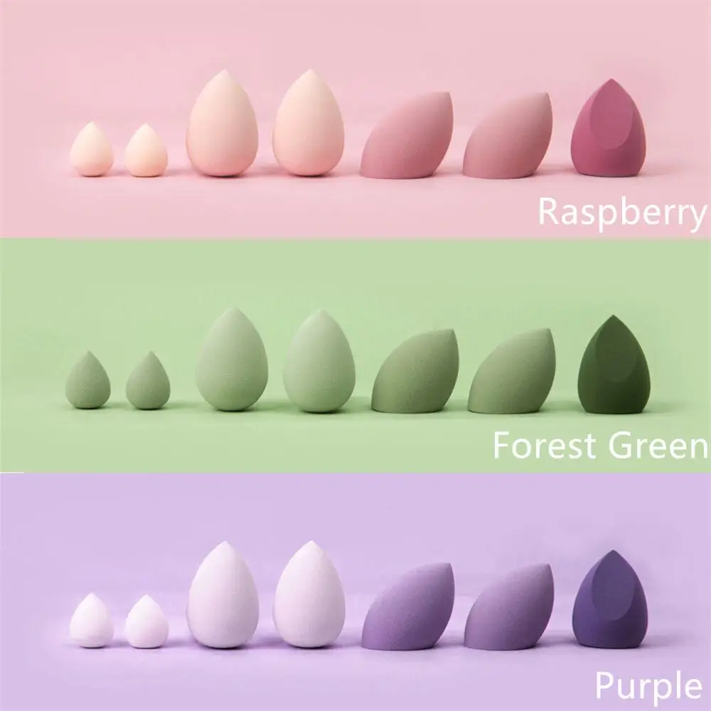 Günstige Schönheit Make Up Schwamm Mixer Ultra Weichen Latex Freies Foundation Creme Concealer Mixer 7 teile paket