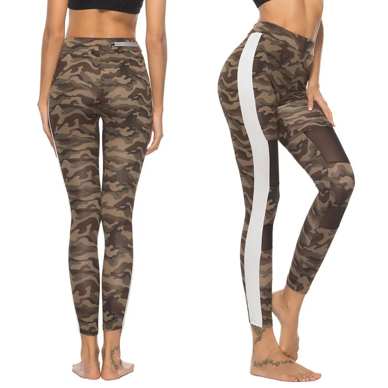 

Camouflage Women Yoga Pants Gym Compression Tights Pants Tummy Control Stretchy Fitness Leggings Seamless Nepoagym Leggings