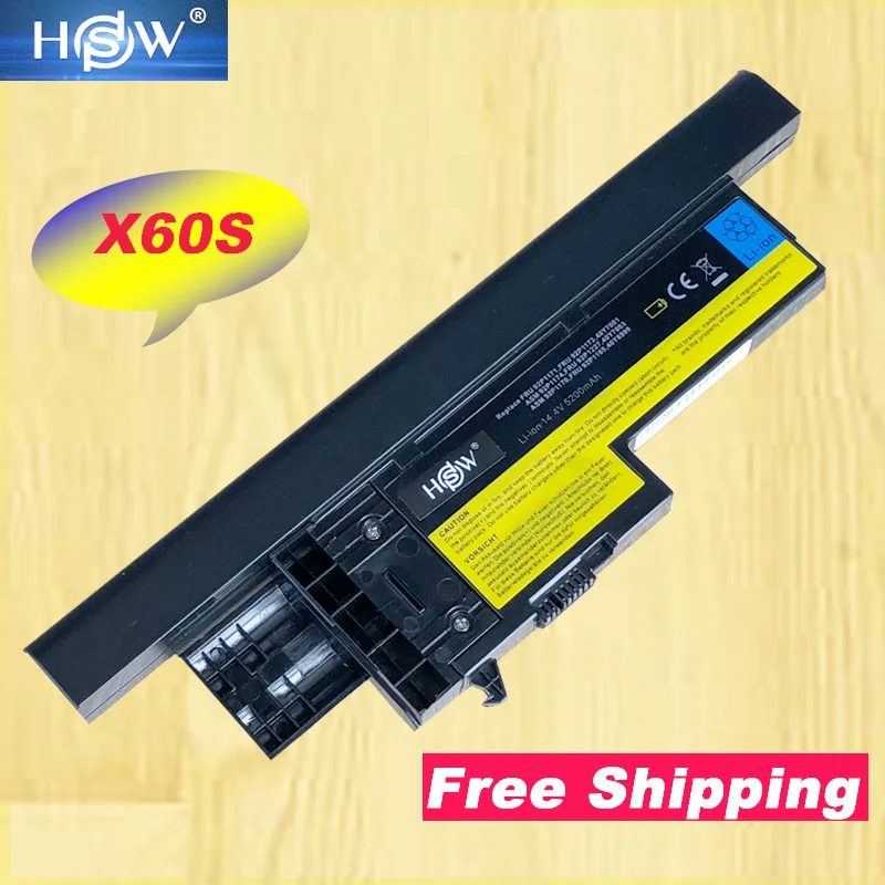 HSW 8 аккумуляторная батарея для lenovo X60 X60s X61 X61s 40Y7005 40Y7903 42T4505 92P1166 92P1168 92P1170 FRU 92P1163 92P1165 92P1167