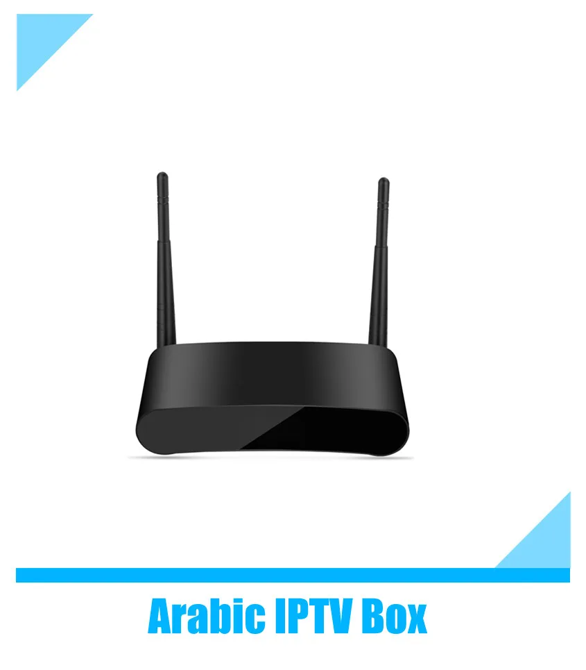 500 онлайн каналов Full HD двойной антенный Арабский ТВ коробка с пультом дистанционного управления бесплатно для IP tv
