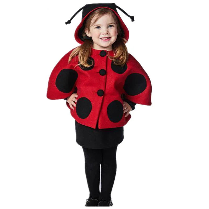 

2018 Baby Toddler Girls Kids Button Coat Outwear Jacket Clothes Long Sleeve Girls Wool Winter Coats