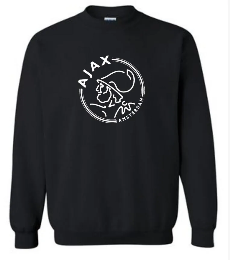 

2018 cotton loose O-Neck men Sweatshirts new Ajax New autumn and winter sweatshirt Print long-sleeved hoodies