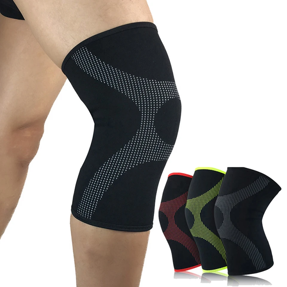 

1PCS Compression Knee Brace Sleeve Support Running Gym Sports Joint Pain Relief Knee Pad Support For Athletic Powerlifting