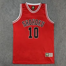 font b Anime b font Slamdunk Team Uniform Cosplay Shohoku Sakuragi Basketball Jersey Tops Sport