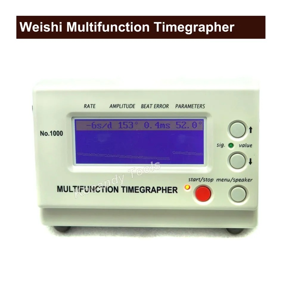 Механические часы Timegrapher Weishi 1000 многофункциональные часы синхронизации тестовая Машина для ремонта часов