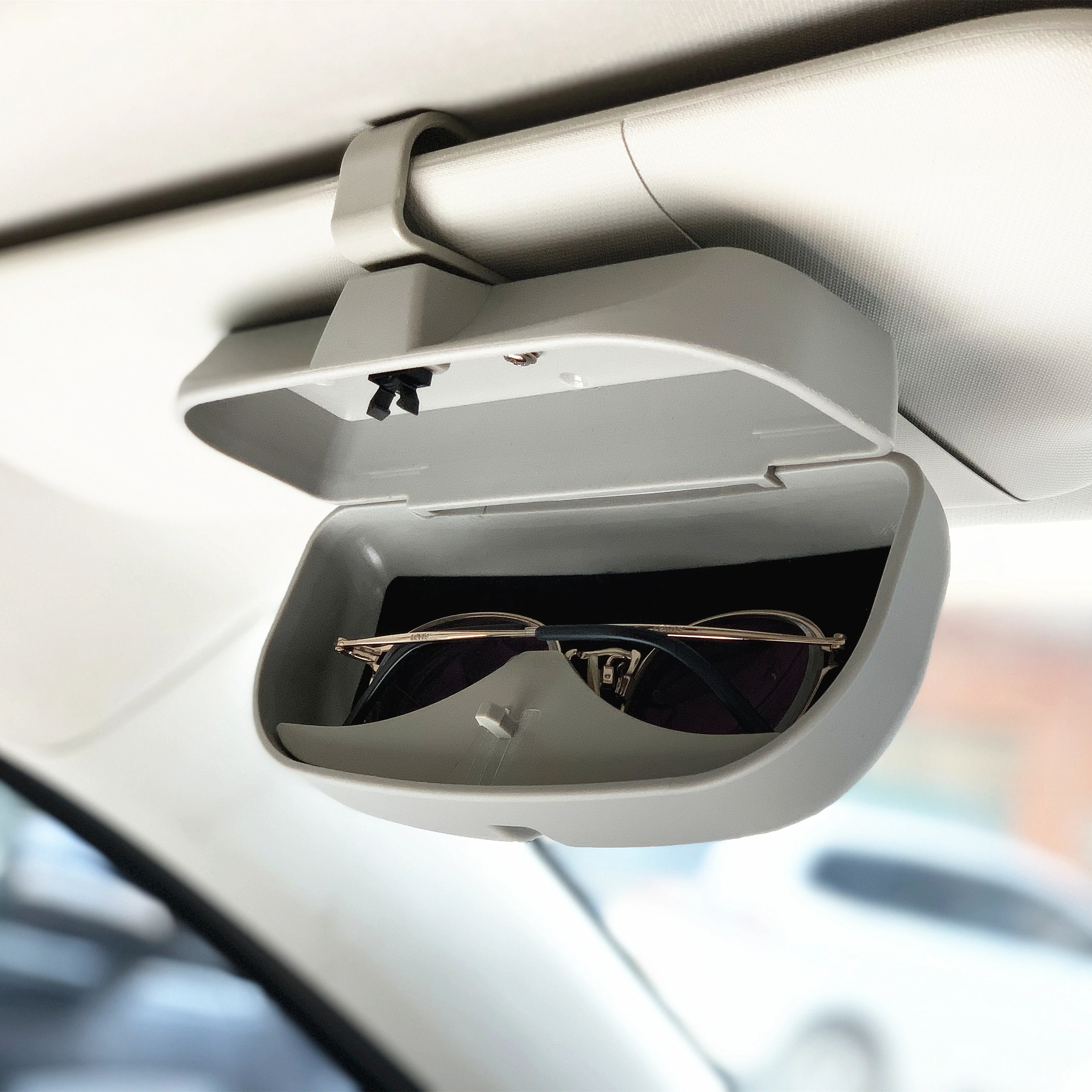 Republe Voiture Pare-Soleil Lunettes de Soleil Case Holder Lunettes de Stockage Clip de Montage Automobile Accessoires