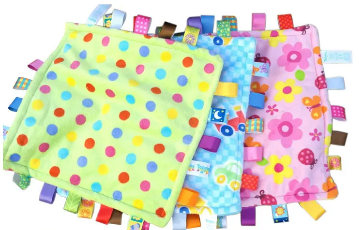 Игрушки для малышей, цветные детские бирки-клатчи, полотенце, милые Развивающие игрушки для малышей, новые стильные бирки, игрушки для отдыха