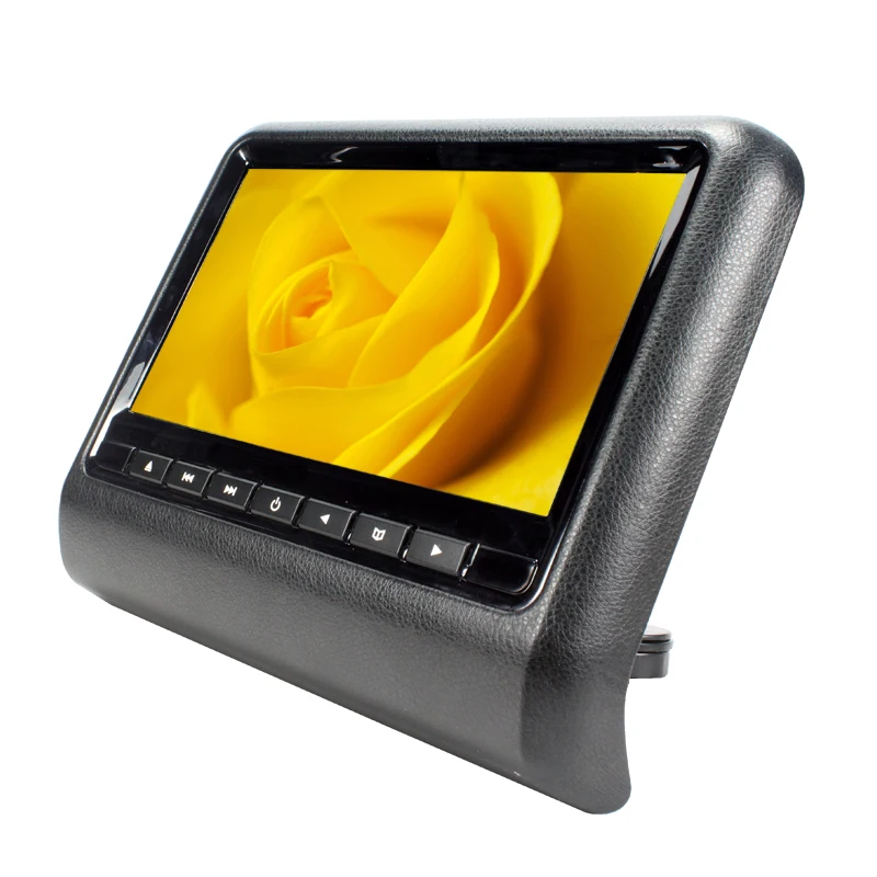 9 дюймов TFT светодиодный экран подголовник монитор Автомобильный dvd-плеер и игры DVD USB SD ИК передатчик Портативный подголовник монитор SH9808DVD