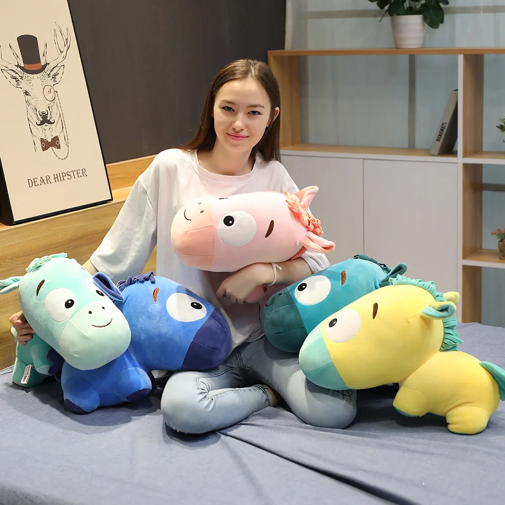 

1pc 25-75cm Kawaii Unicorn Plush Toys Giant Stuffed Animal Horse Toys for Children Soft Doll Home Decor Lover Birthday Gift
