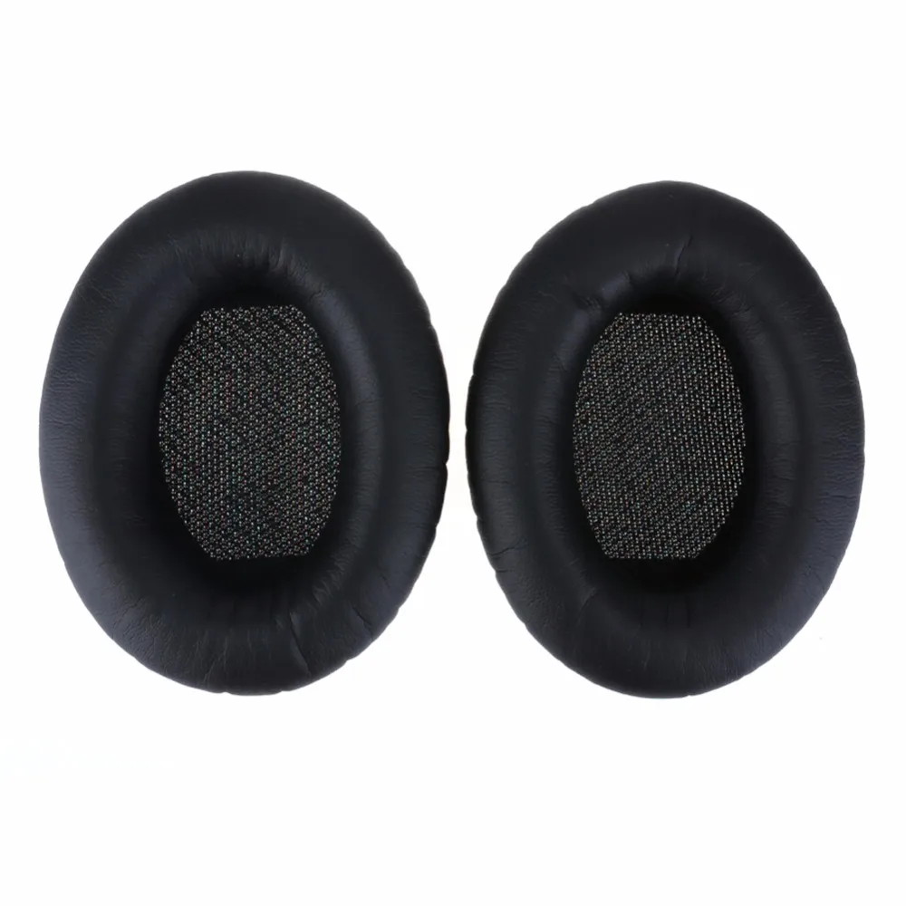 

Black Elasticity Soft Replacement Ear Pads Cushion Cover Case for Bose QuietComfort QC35 Headphones Leather+Foam Earpads Cover