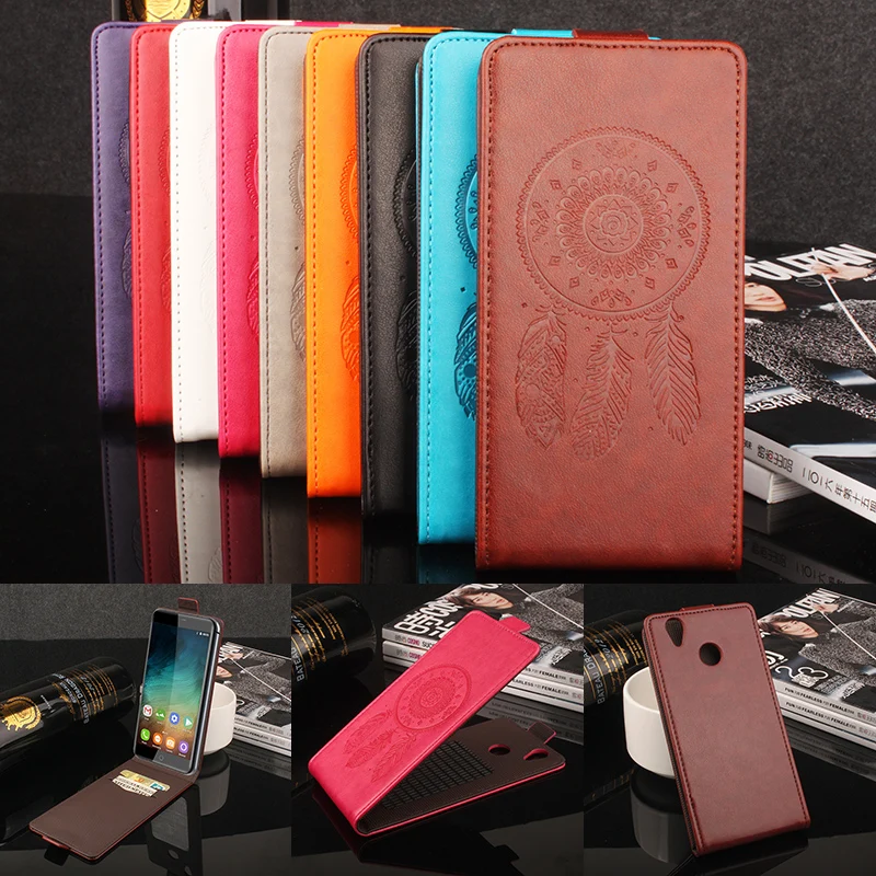 

HongBaiwei For Oukitel K7000 Case Vintage 3D Printing Wind Chimes Case Cover Flip Luxury Leather Phone Cases
