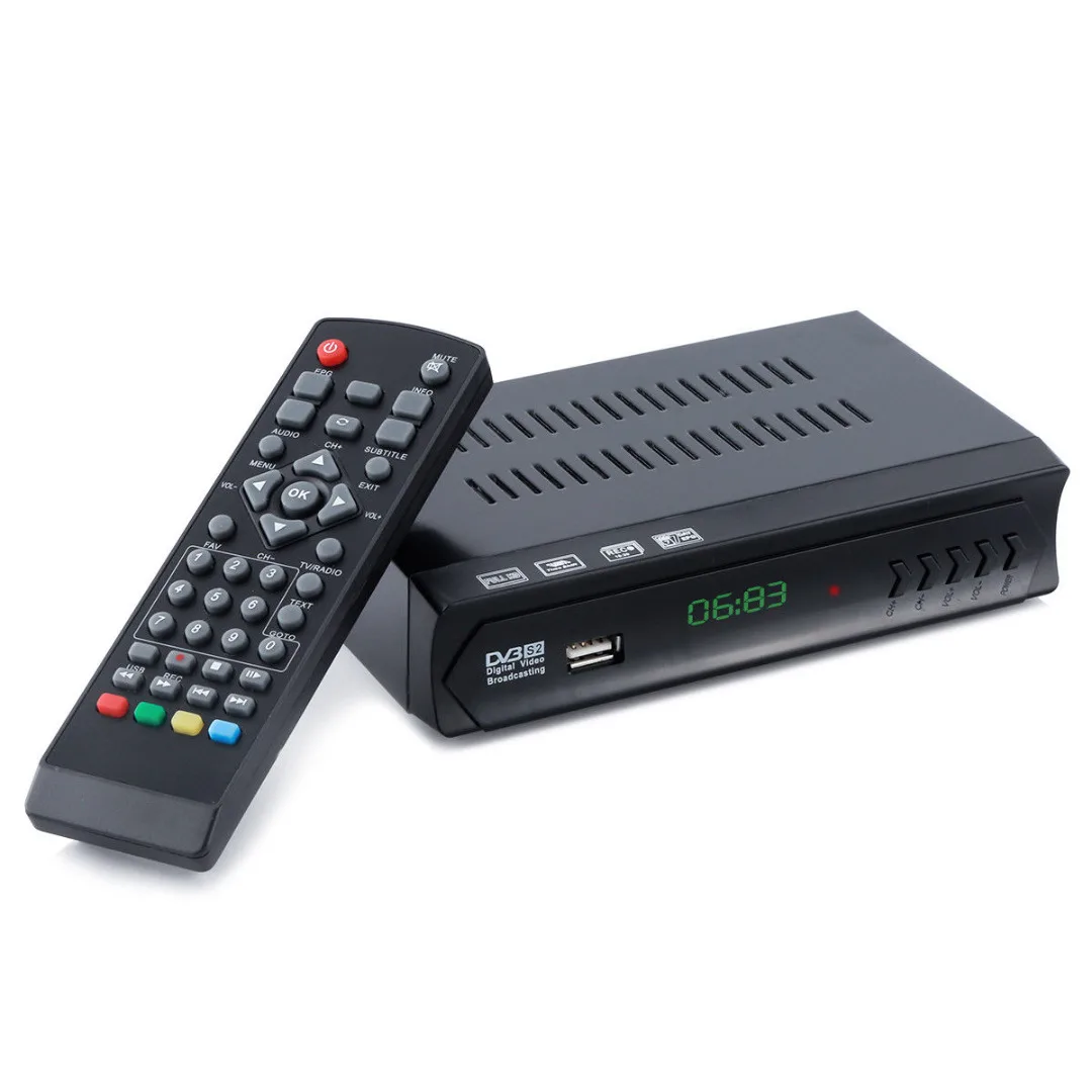 

New Arrival 1 Set 1080P DVB-S2 HD Digital Satellite IPTV Combo TV Box Receiver EU Plug Support USB WIFI