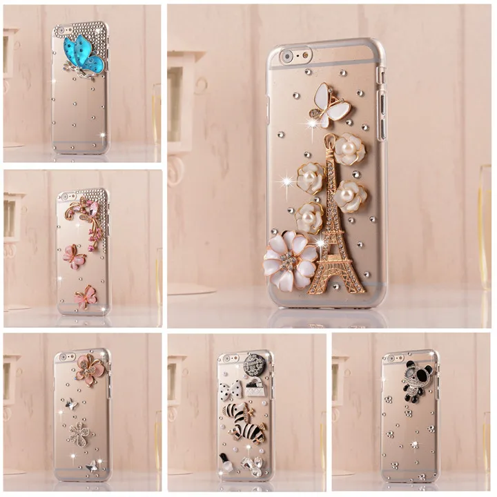 Luxury Diamond Bling Rhinestone For Coque iPhone 6 Case iPhone 6s Case Mobile Phone Cases Back