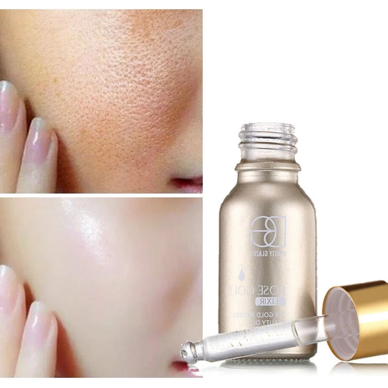 

Face Primer Makeup Base 24k Gold Essence Oil Oil-control Moisturizer Primer Make Up Shrinking Pore Minimizer Lip Filler Cosmetic