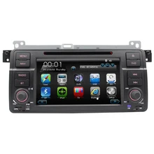can bus bluetooth multimedia system car dvd player for BM E46 with bluetooth steering wheel control RDS reversing camera swc FM