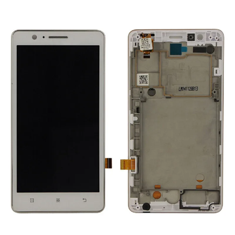 Skup 100% Test oryginalny dla Lenovo A536 wyświetlacz LCD z montaż digitizera ekranu dotykowego z ramą czarny biały kolor darmowa wysyłka