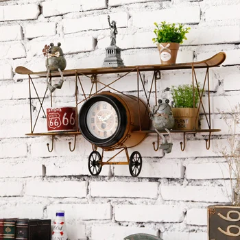 

1 - Retro Home Furnishing living room wall shelf cafe wall soft ornament children room pendant Pendant