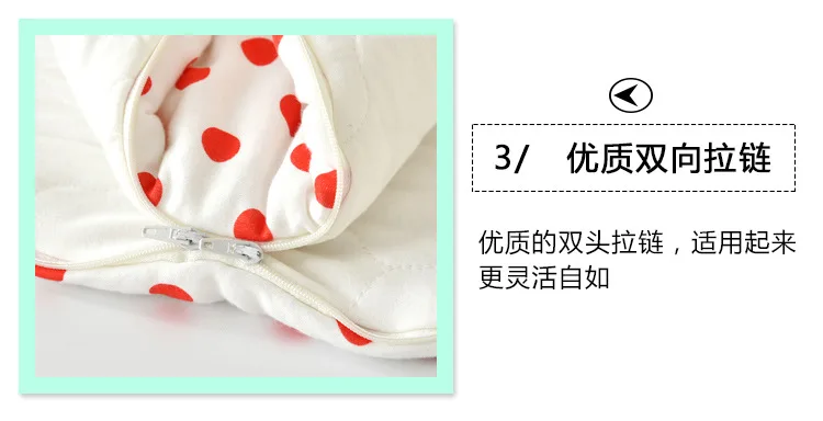 2017 спальный мешок для малышей зимняя одежда для детей ясельного возраста Конверты для малышек новорожденных Коляски Детские спальный