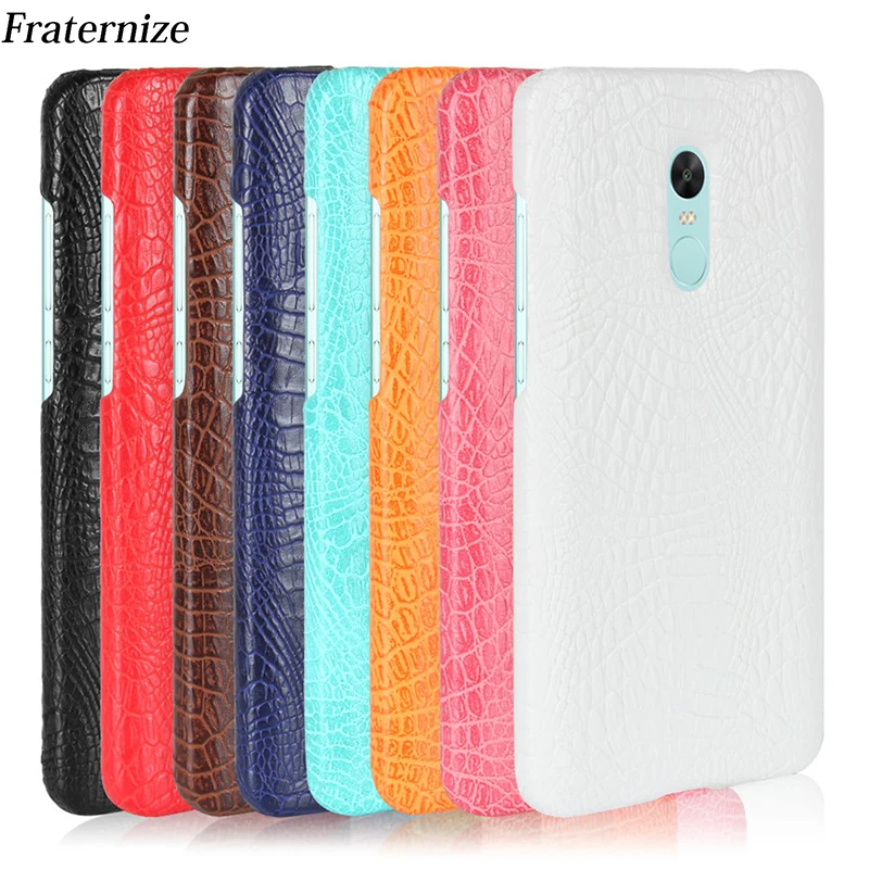 

Case For Xiaomi Redmi Note 4 4X Vintage Crocodile PU Leather cases For Redmi 3 3S Redmi 4 Pro Prime 3X 4X 4A Hard Back Cover