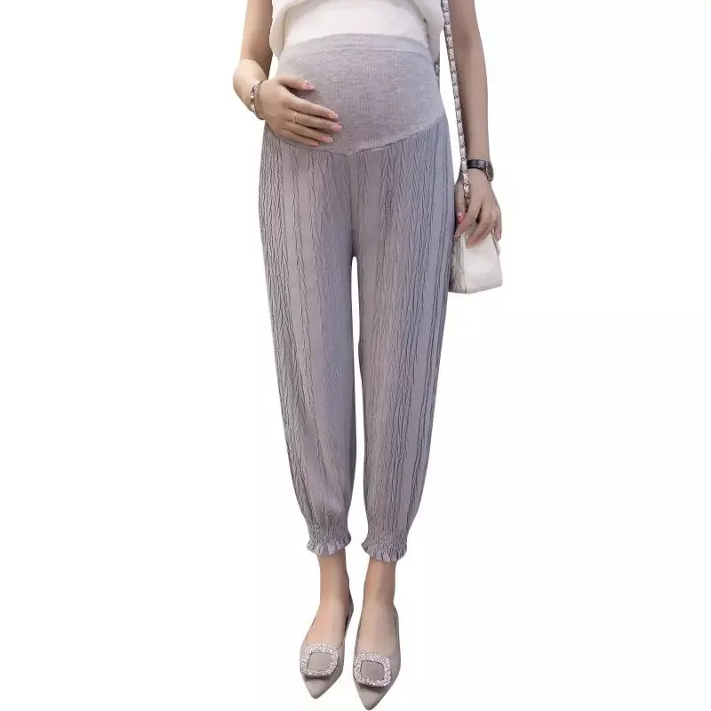 Модные штаны для беременных, Колготки для беременных, летние штаны-шаровары для беременных, Одежда для беременных
