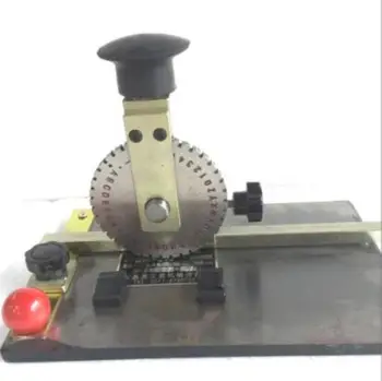 Stamping Embosser Manual Embossing Machine Metal Deboss Plate Dog Tag Printer