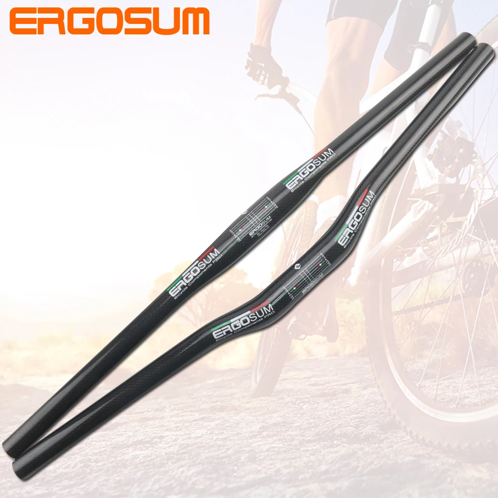 ERGOSUM Carbon Fiber Bike Handlebar 601 700mm Bicycle Handlerbar 3K