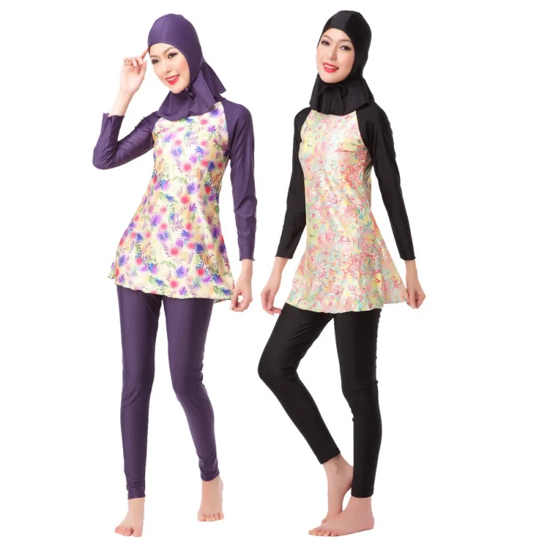 font b Muslim b font Women s Full Coverage Modest Swimwear Islamic Swimming suit font