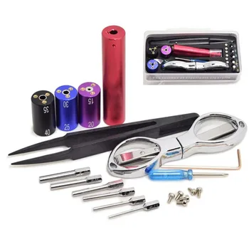 

6 in 1 Vape DIY Tool Kit Coil Jig Coiler Heating Wire Wick Tool for DIY RDA RBA Atomizer Mod 1set