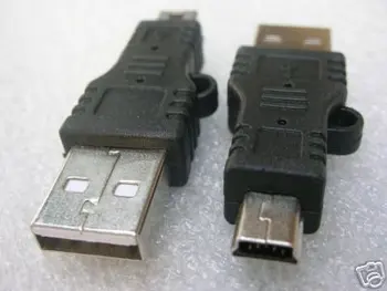 

100 USB Male Type A to Mini 5 Pin Adapter Connector 96