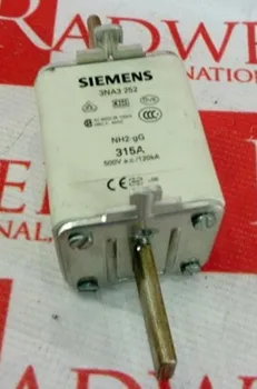 

Fuses: 3NA3240 200A 500V NH2 gG / 3NA3242 224A / 3NA3244 250A / 3NA3250 300A / 3NA3252 315A 500V NH2 gG