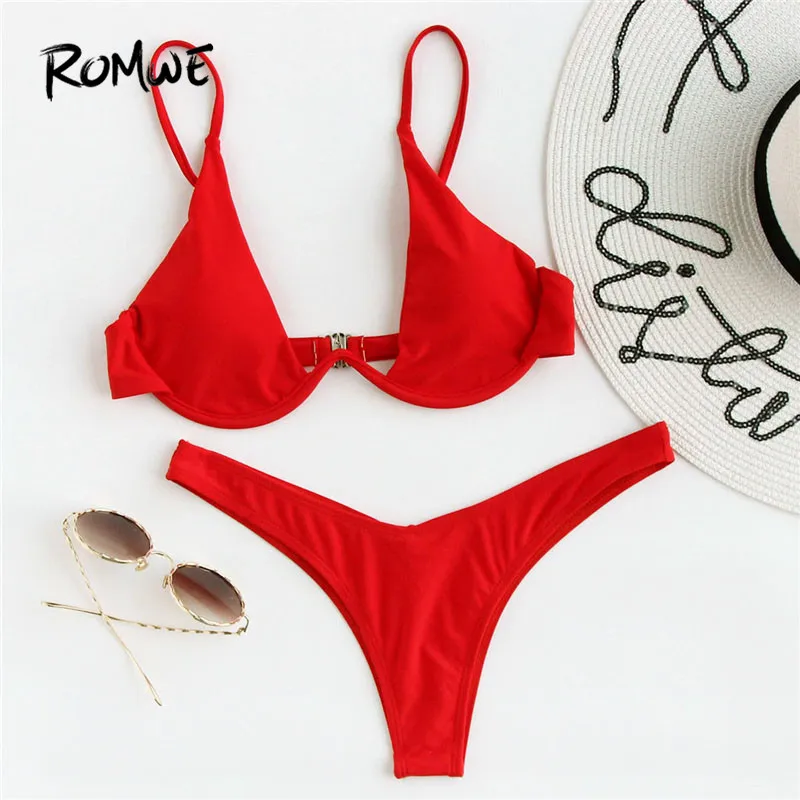 triangle underwire bikini top