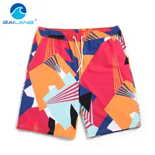 Gailang Брендовые мужские Пляжные Шорты повседневные мужские пляжные шорты Бермуды мужские пляжные шорты Купальники быстросохнущие трусы боксеры Новинка