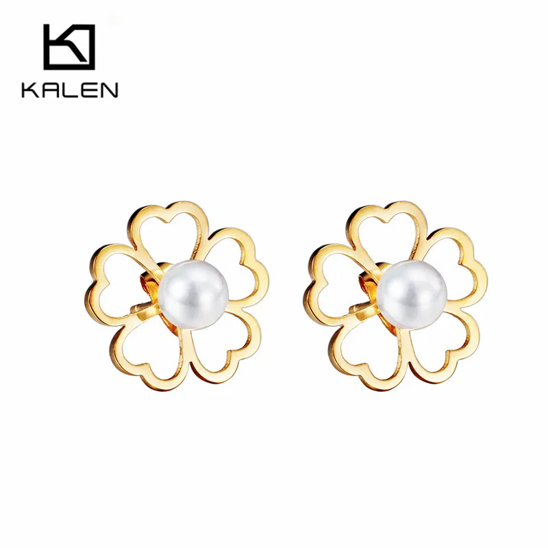 Комплект из колье и серёг нержавеющей стали|jewelry sets for women|flower jewelry setjewelry |