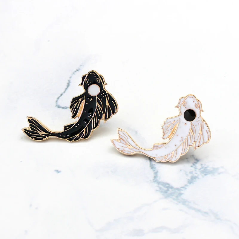 

Fish Pin & Brooch Creative Cod Diving Brooch Badge Cloth Jeans Metal Brooch Creative Cod Diving Brooch jewelry