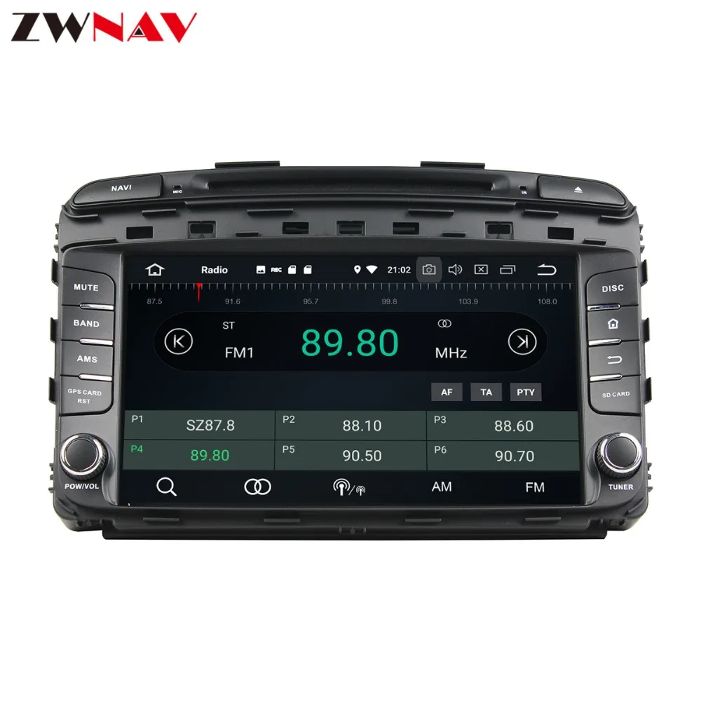 Excellent 9" Android 9 4+32G Car DVD Player GPS navigation For KIA SORENTO 2015+ headunit multimedia player tape recorder 2
