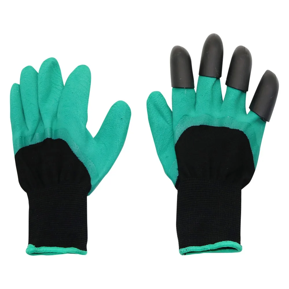 Garden Genie Gloves with Plastic Claws for Digging Planting Gardening Work Glove Household Greenhouse tools Garden Genie Gloves with Plastic Claws for Digging Planting Gardening Work Glove Household Greenhouse tools