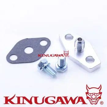 

Kinugawa Turbo Oil Feed Flange Kit to 4AN w/ Restrictor 1.0mm for Garrett T3/T4R Ball Bearing Turbocharger