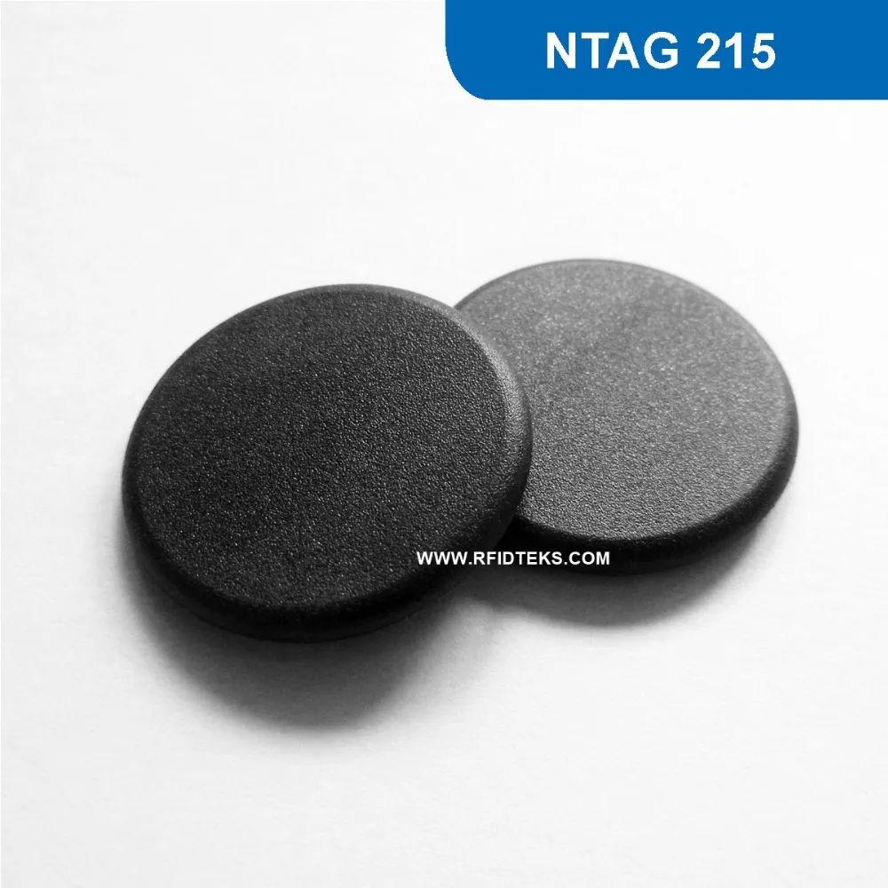 

G24 Dia 24mm NFC Smart Tag RFID Proximity Discs Tag for NFC Mobile Phone ISO14443A 13.56MHZ 504BYTES R/W with NTAG 215Chip
