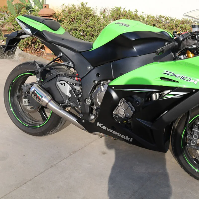 

MOKALI Titanium alloy motorcycle exhaust for KAWASAKI ZX10R, moto escapment for ZX10R, motorcycle muffler for KAWASAKI ZX-10R