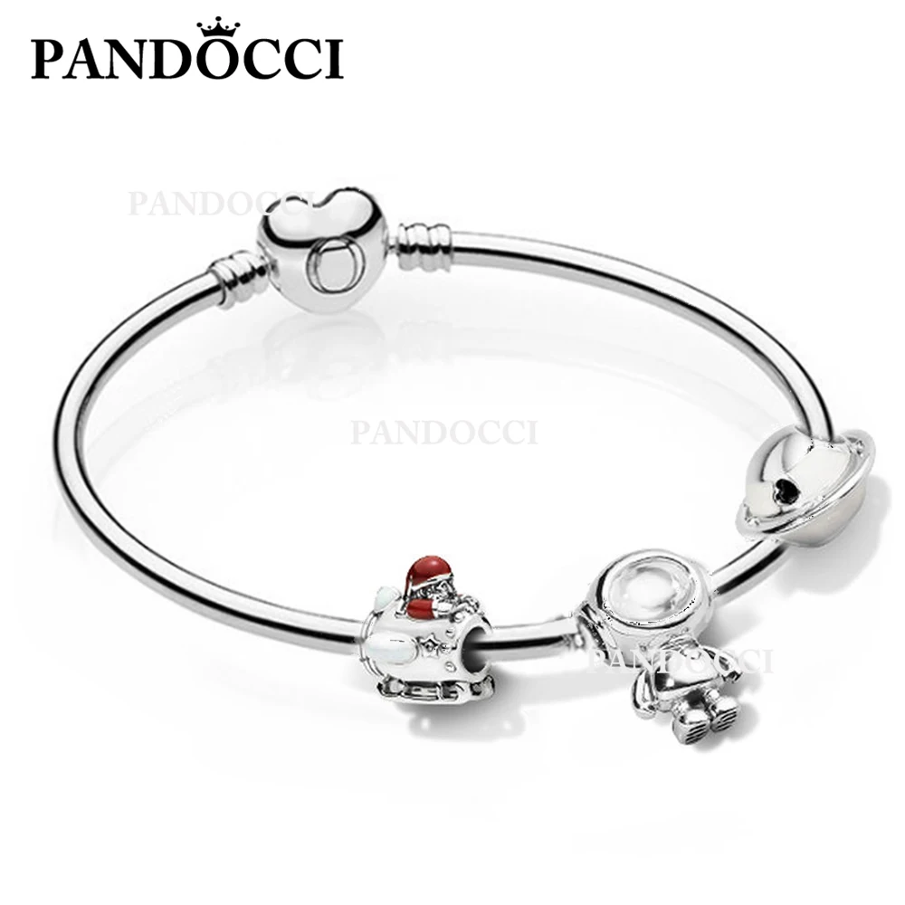 

PANDOCCI 100% 925 Sterling Silver ZT0195 Star Christmas Bracelet Set Original Jewelry Manufacturer Wholesale Suitable Women Gift